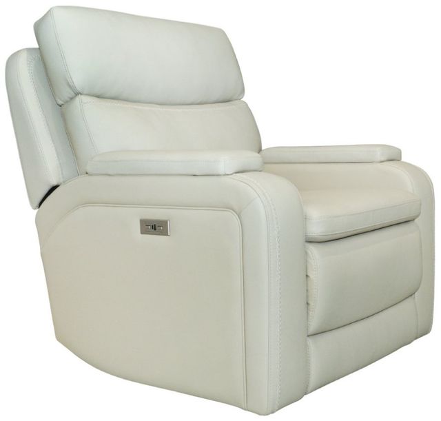 BarcaLounger® Gunner Kobi Almond Leather Power Recliner-3