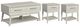 Elements International Wagner 3-Piece Almond Occasional Table Set-0