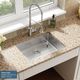 Elkay Crosstown® 2-Piece Polished Satin 25" x 22" x 6" 1-Hole Single Bowl Dual Mount ADA Sink Set-4
