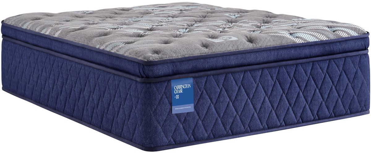 Sealy Carrington Chase Spring Pacific Rest Innerspring Soft Euro Pillow Top Double Mattress
