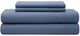 Weekender™ 4-Piece Blue Double-Brushed Microfiber Queen Sheet Set-1