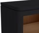 Elements International Rosalie Black Nightstand-4