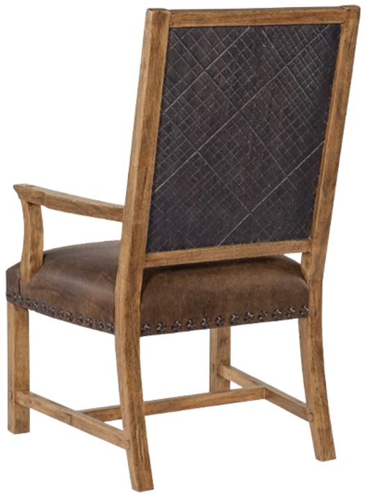 Hooker® Furniture Big Sky Seville Timber/Vintage Natural Host Dining Chair-3