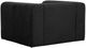 TOV Furniture Tarra Black Fluffy Oversized Accent Chair-4