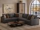 Corinthian Furniture Pinnacle 2-Piece Storm L-Shape Sectional-1