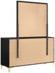 Coaster® Kendall Black Dresser with Mirror Set-3