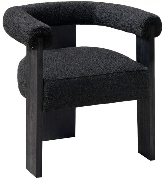 Meridian Furniture Barrel Black Dining Chair-0