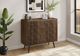 Monarch Specialties Inc. Dark Walnut 32" Accent Chest with 2 Doors-1