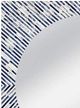 Bassett Mirror Sunburst Bone Blue Wall Mirror-1