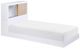 Homelegance® Asker Natural/White Twin Bookcase Bed-0