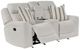 Corinthian Furniture Ada Pearl Power Glider Reclining Loveseat with Console-0