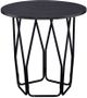 ACME Furniture Sytira Espresso End Table with Black Base-0