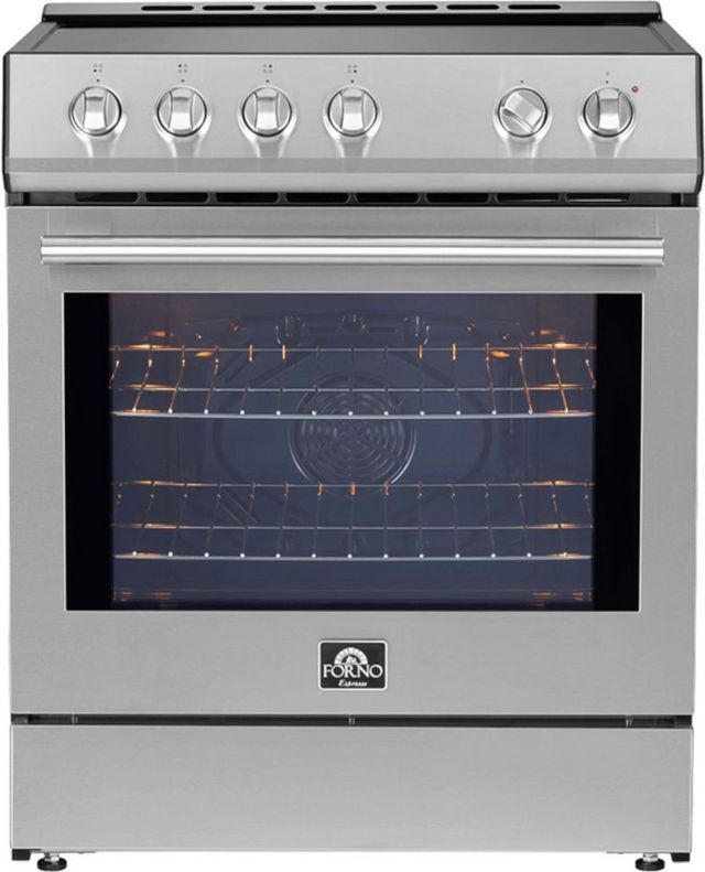 FORNO® Leonardo 30" Stainless Steel Pro Style Induction Range