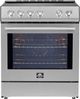 FORNO® Leonardo 30" Stainless Steel Pro Style Induction Range-0