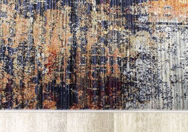 Kalora Interiors Serene Red Blue Beige 5'3" x 7'7" Rug-4