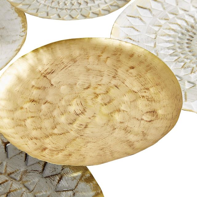 Olliix by Madison Park Legion Multicolor Metal Plates Wall Decor-2