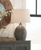 Signature Design by Ashley® Joyelle Gray Terracotta Table Lamp-2