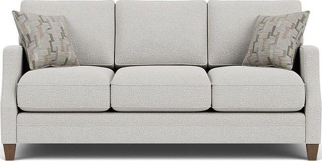 Flexsteel® Lennox Silver Glacier Sofa-1