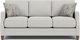 Flexsteel® Lennox Silver Glacier Sofa-1