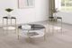 Coaster® Jonelle 3-Piece Tempered Glass Top Occasional Table with Gold Base and White Accent Set-5