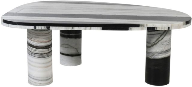 Meridian Furniture Messina Panda Marble Coffee Table-1