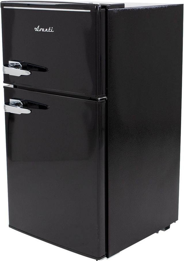 Avanti® Retro Series 18" 3.0 Cu. Ft. Black Compact Refrigerator-4