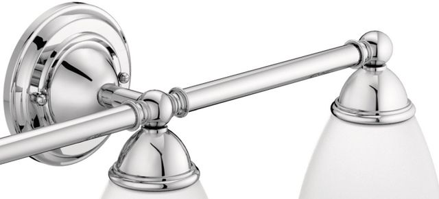 Moen® Brantford™ Chrome Three Globe Bath Light-1