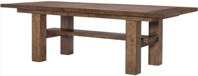 Legacy Classic Artisan's Place Vintage Pine Trestle Dining Table-2