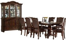Mazin Furniture Lordsburg Cherry Buffet & Hutch-2