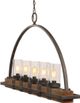 Uttermost® Atwood Bronze Rustic 5-Light Island-3