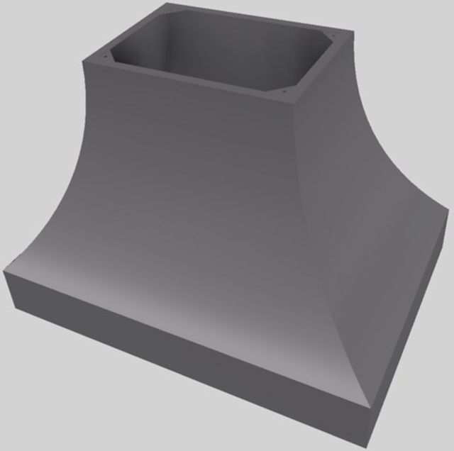 Vent-A-Hood® Designer Series 42" Gunsmoke Island Range Hood-3