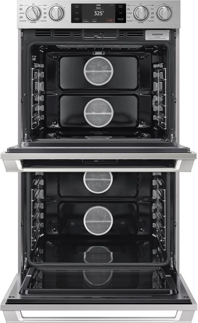 Dacor® Transitional 30" Silver Stainless Steel Double Electric Wall Oven-2