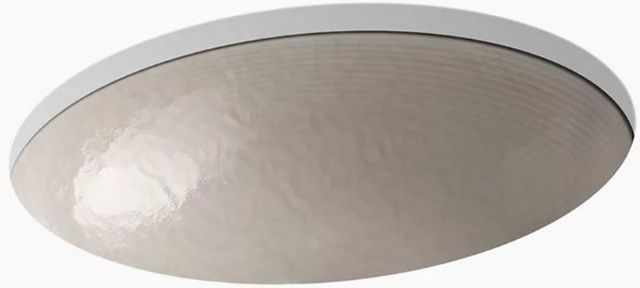 Kohler Whist® Opaque Doe 19" Oval Wall-Mount/Undermount Bathroom Sink, No Overflow-0