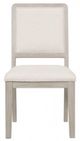 Furniture of America® Belize 2-Piece Gray Fog Side Chair-0