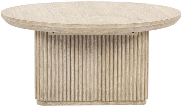 Classic Home Vander Cream Washed Round Coffee Table-3