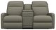 La-Z-Boy® Finley Pewter Power Wall Reclining Loveseat with Console and Headrest-1