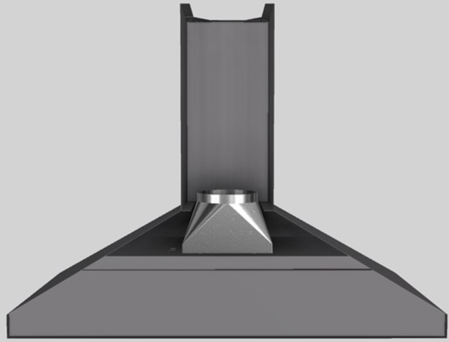 Vent-A-Hood® K Series 48" Gunsmoke Wall Mounted Range Hood-2