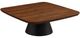 Coaster® Eason 2-Piece Walnut Occasional Table with Black Base Set-1