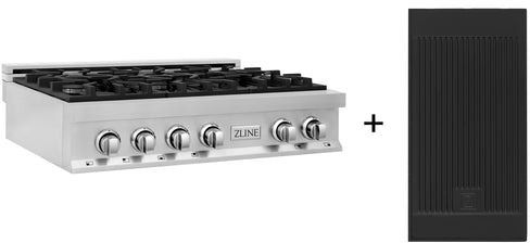 ZLINE 36" Satin Stainless Steel Gas Rangetop