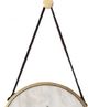 Renwil® Livenna White Marble Wall Clock-1