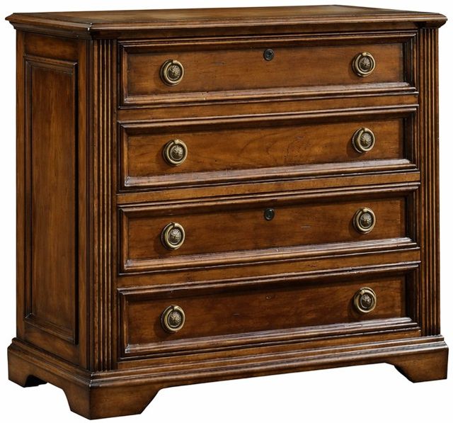 Hooker® Furniture Brookhaven Distressed Medium Clear Cherry Lateral File-0