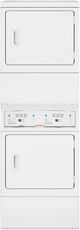 Speed Queen® Commercial 7.0 Cu. Ft. Dryer, 7.0 Cu. Ft. Dryer White Stack Laundry-0