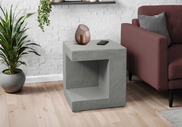 Monarch Specialties Inc. Grey Accent Table -3