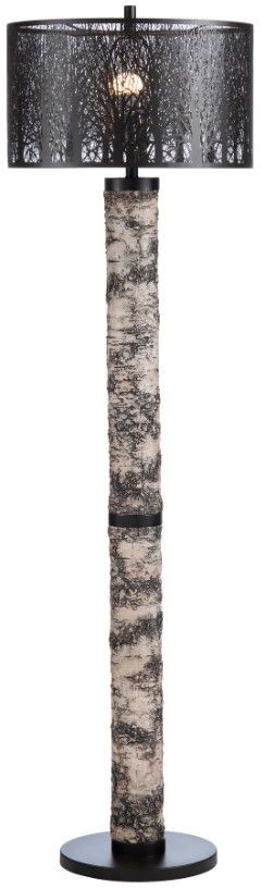 Crestview Collection Morris Black Floor Lamp-2