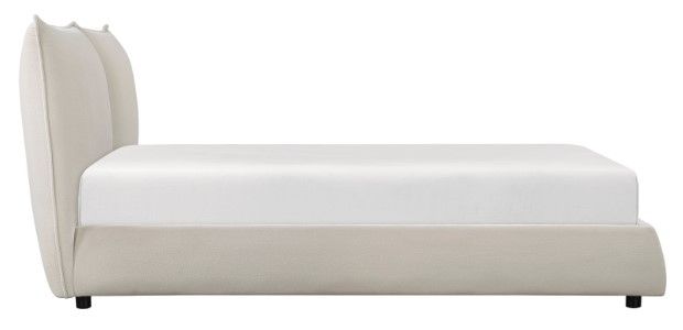 Homelegance® Linna Beige Queen Platform Bed-3
