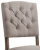 ACME Furniture Bernard 2-Piece Beige/Weathered Oak Side Chair Set-2