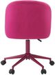 Linon Abigail Hot Pink Desk Chair-5