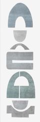Classy Living Rob Delamater Neutral Totems VII 18" Wall Art-2