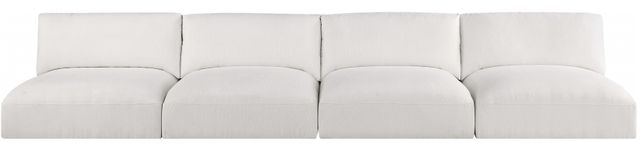Meridian Furniture Ease 4-Piece Cream Armless Modular Sofa-1