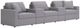 Signature Design by Ashley® Modmax 5-Piece Granite Modular Sectional with Storage Consoles-0